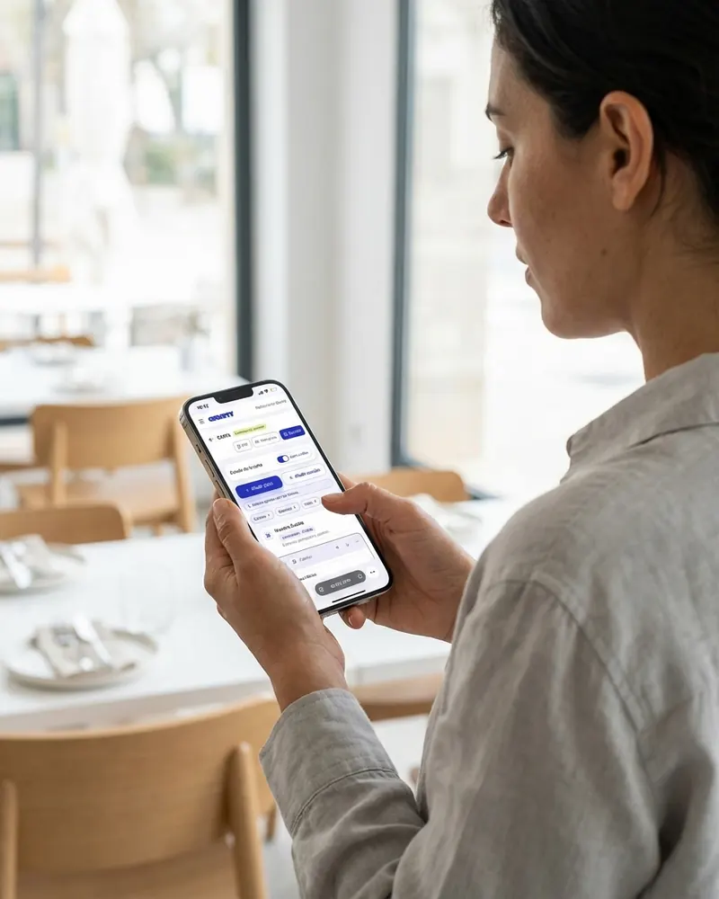 Carta digital con QR para restaurantes y bares de tapas en Sevilla gestionada desde el móvil